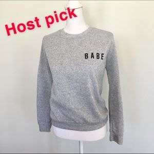 Cozy “Babe” Sweatshirt